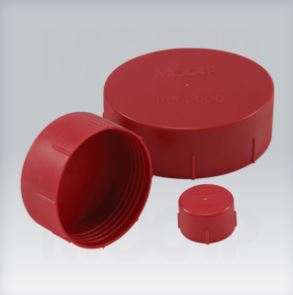 rubber and plastic caps